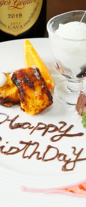 バースデープレートの写真